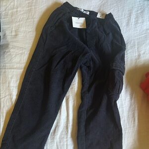 Zara Kids Black Corduroy Pants